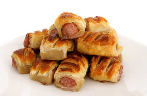 Speedy sausage rolls recipe