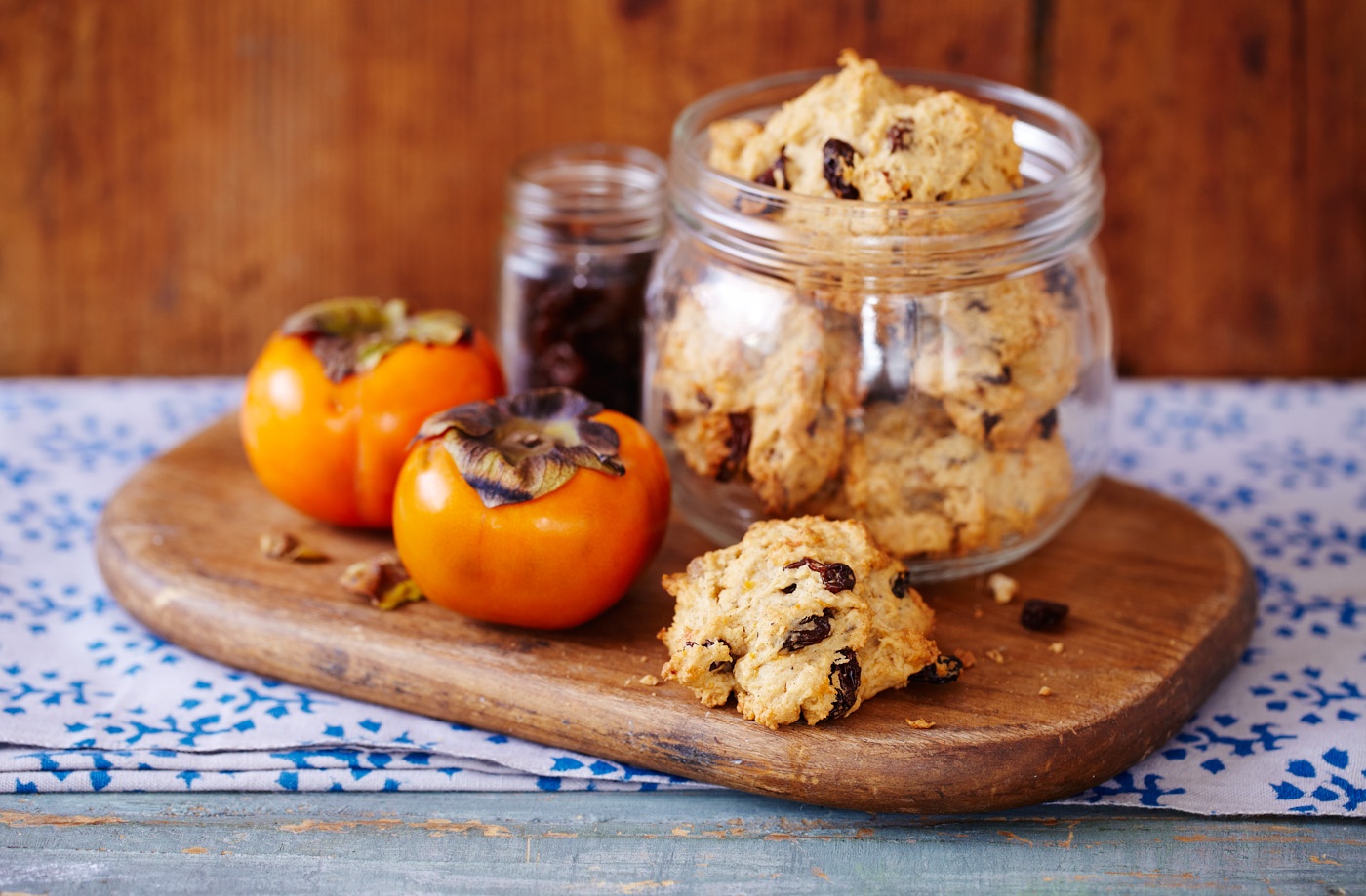 Spiced persimmon cookies recipe