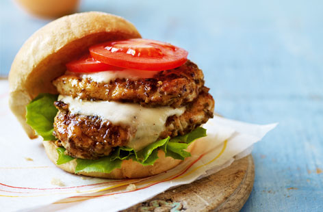 Spiced turkey burger recipe