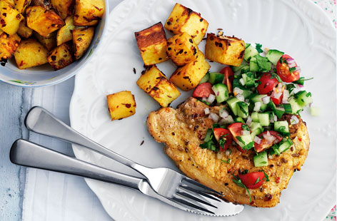Spicy pork with cumin potatoes recipe
