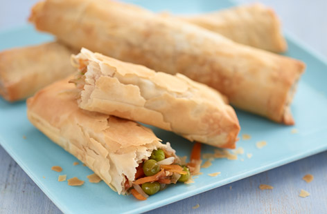 This mouthwatering recipe is ideal for seven and eight-year-old mini chefs as they’ll learn fantastic skills, like how to work with filo pastry and how to create a delicious filling.