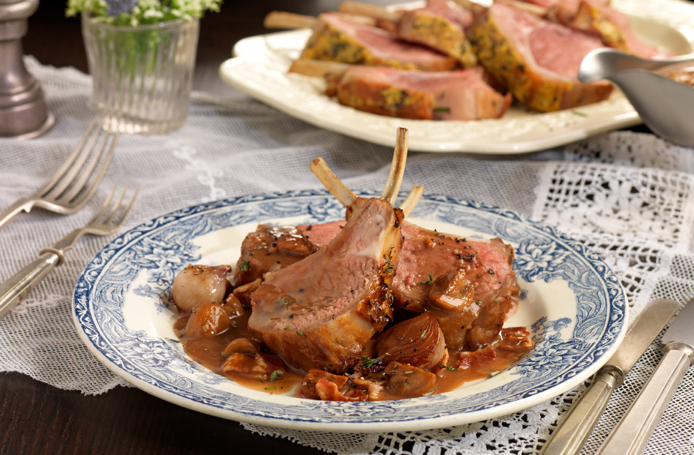 Tesco Finest spring lamb chasseur recipe