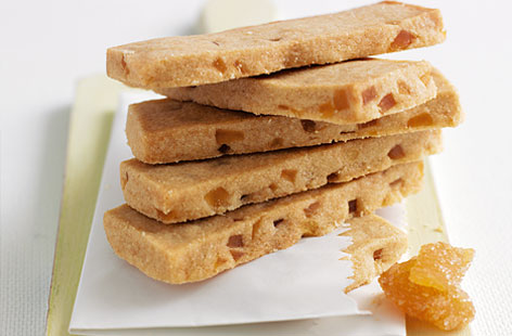Stem ginger shortbread recipe