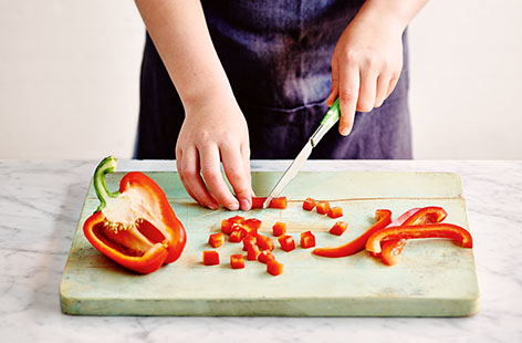 Chop the pepper
