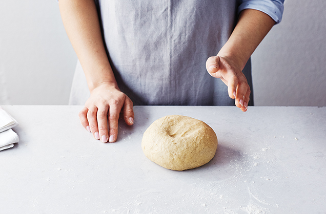 Knead the dough