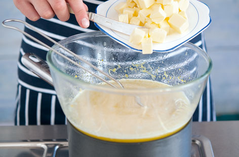 Whisk in the butter