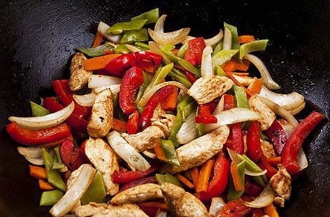 Stir-fried chicken recipe
