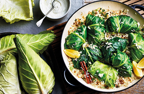 Try an eastern European-inspired dish with this easy stuffed cabbage recipe.