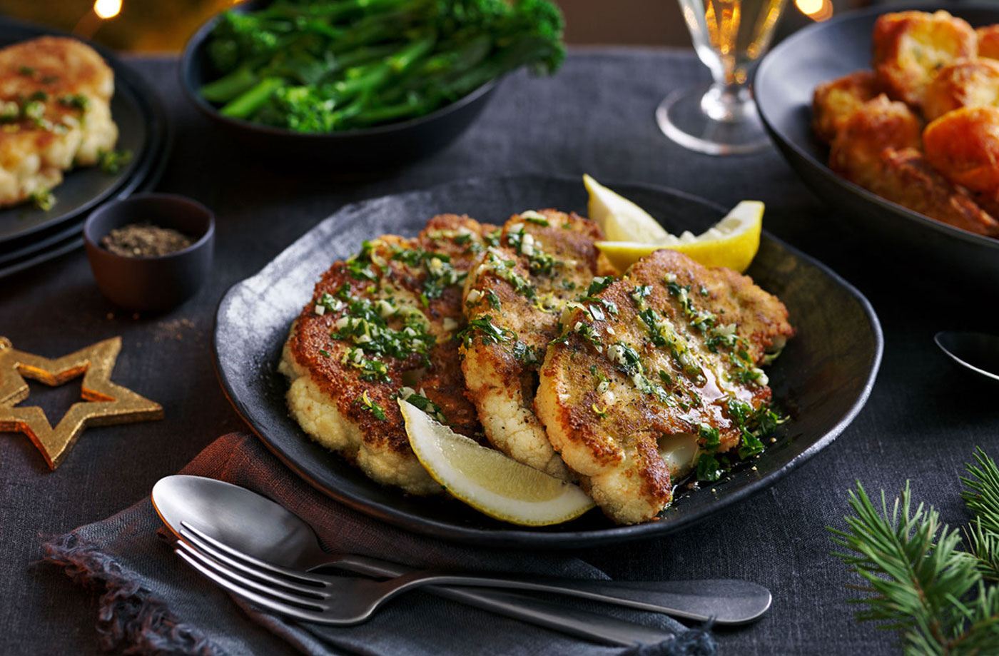 Cauliflower Kiev schnitzel  recipe