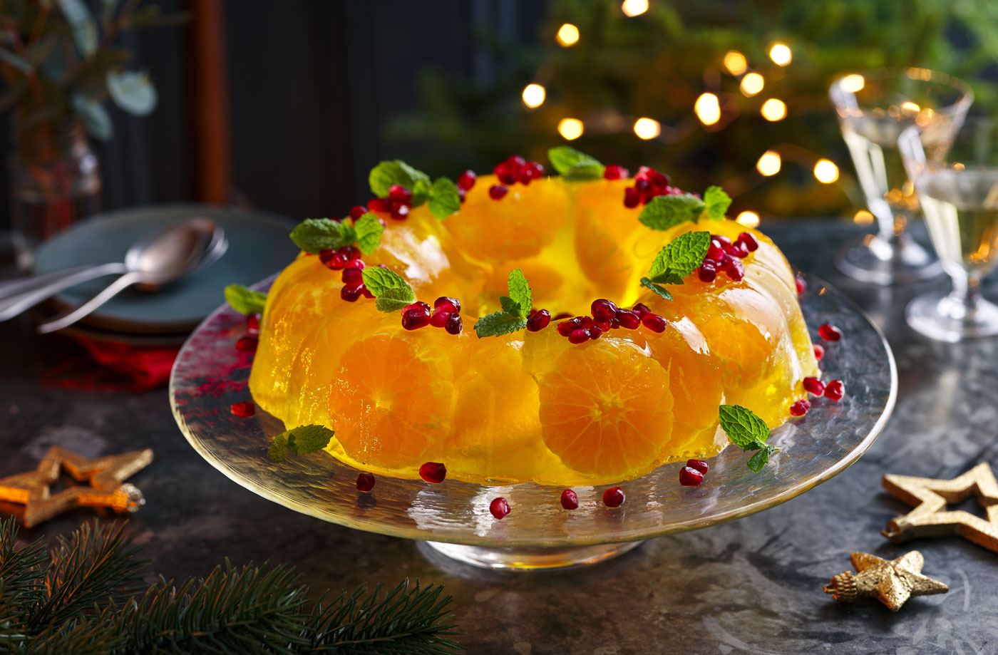 Tangerine gin and tonic jelly recipe