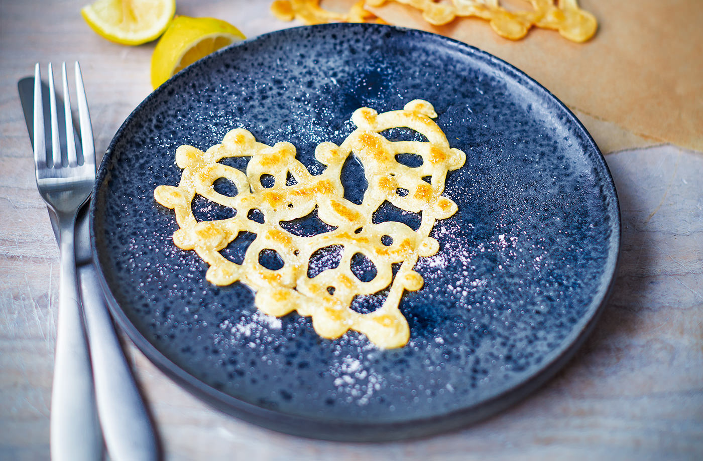 Lacy pancakes recipe