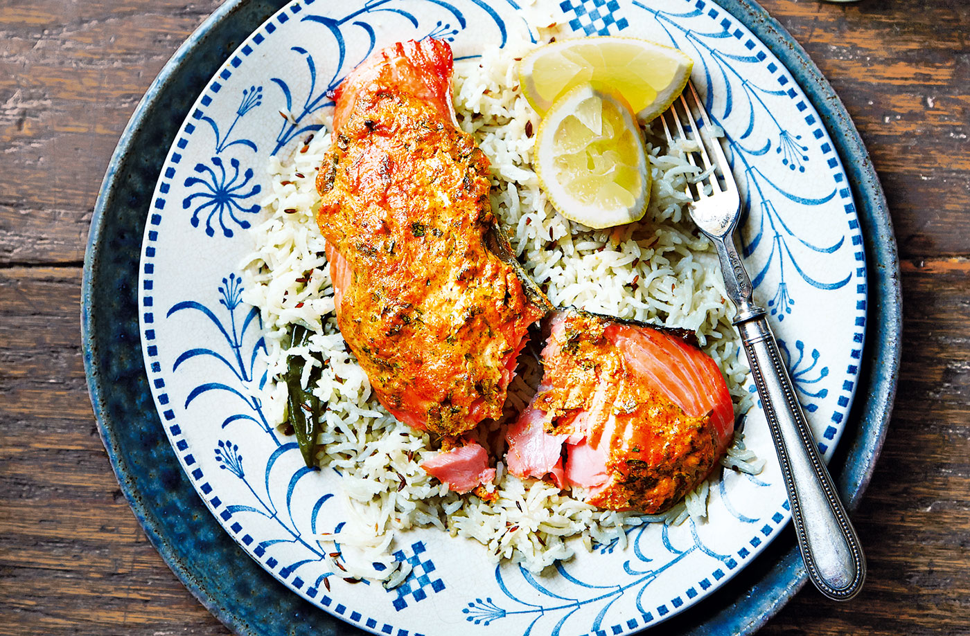 Tandoori salmon recipe