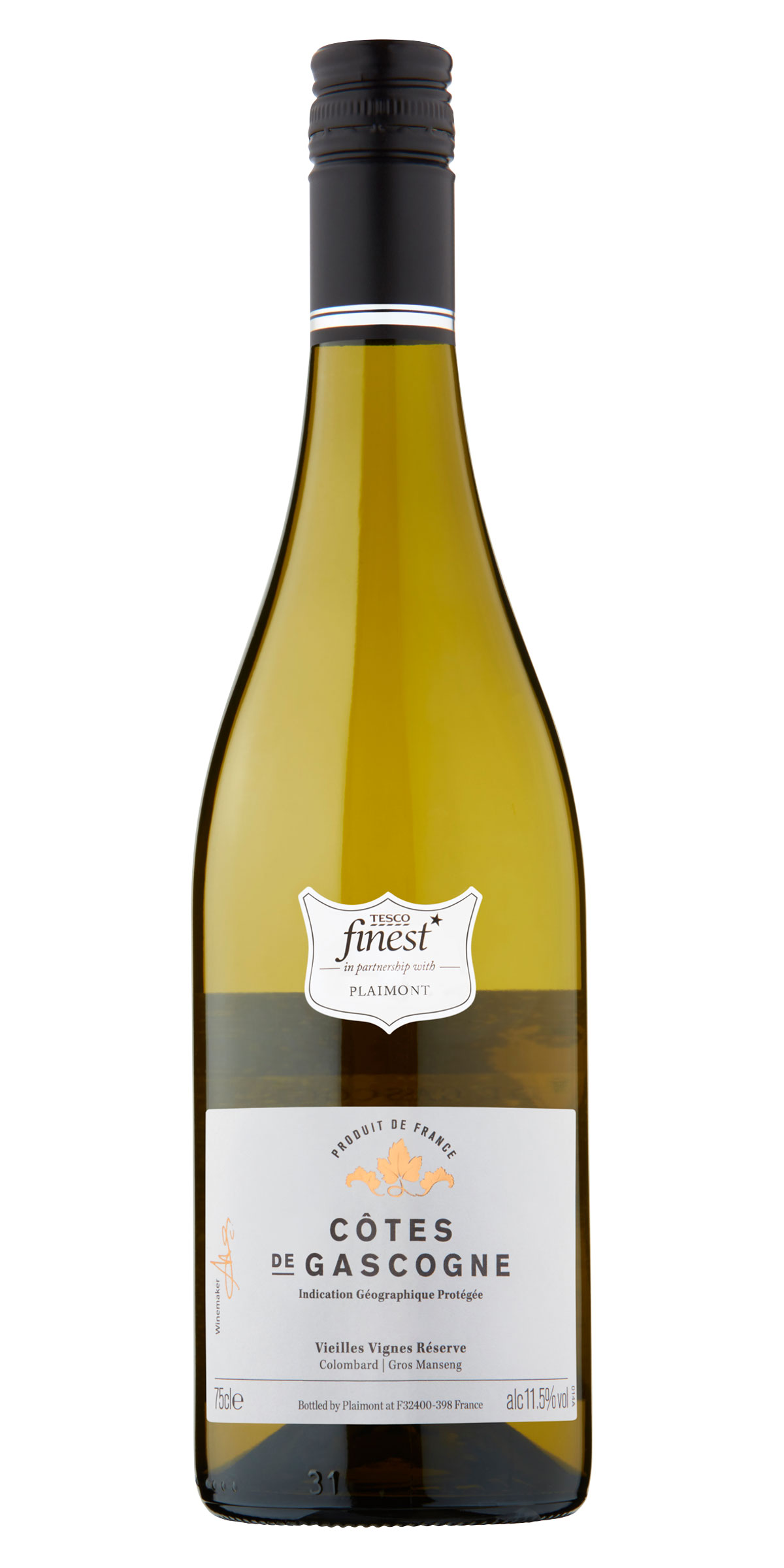 Tesco Finest Côtes De Gascogne 75ClThe crisp, apple finish to this dry white pairs perfectly with spring veg and tender chicken