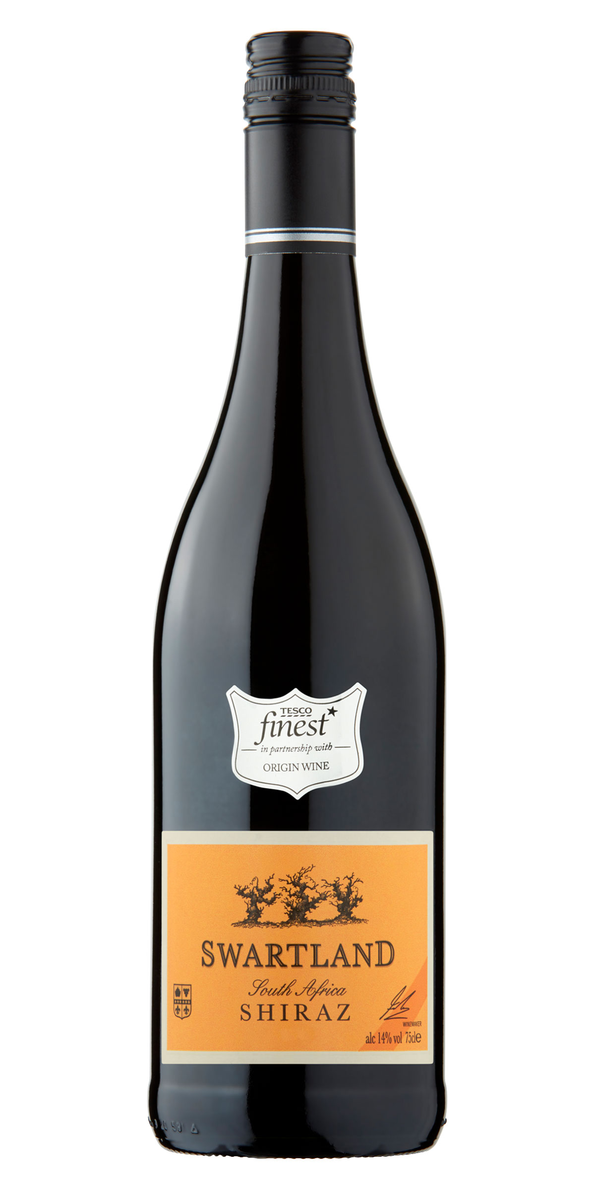 Tesco Finest South African Shiraz 75ClRich and spicy, the pairing of this South African Shiraz and our vegan beef Wellington is sure to satisfy
