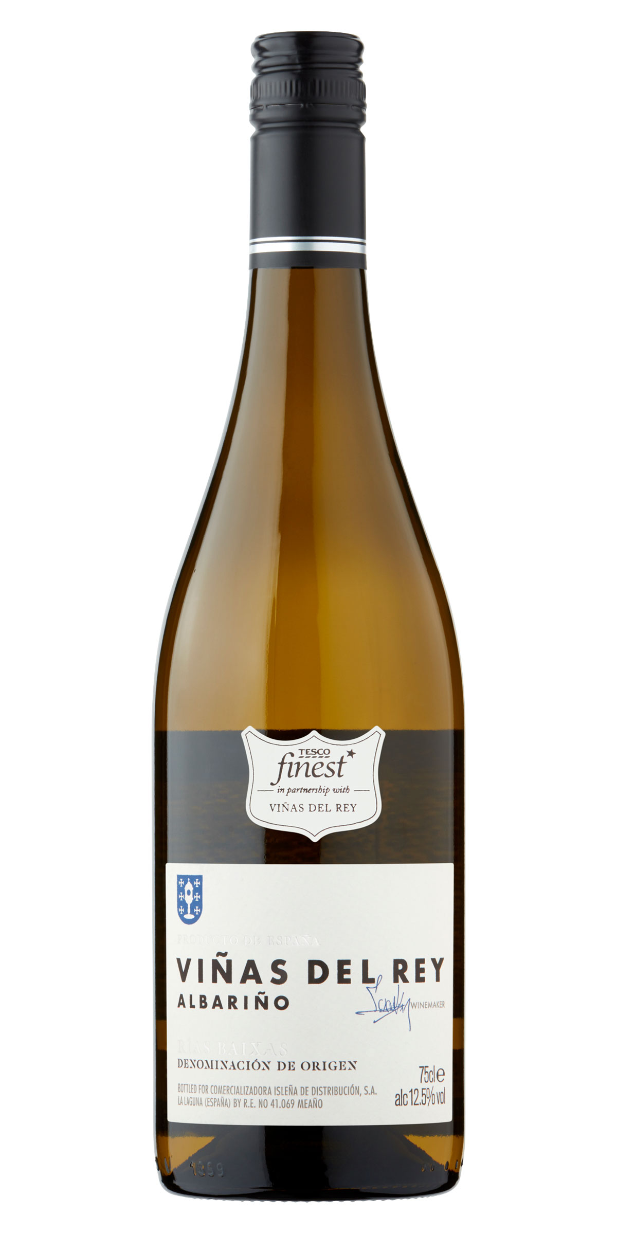 Tesco Finest Viñas Del Rey Albariño 75ClWith aromas of apricot, white flowers and honeysuckle, this wine pairs perfectly with chicken and chorizo