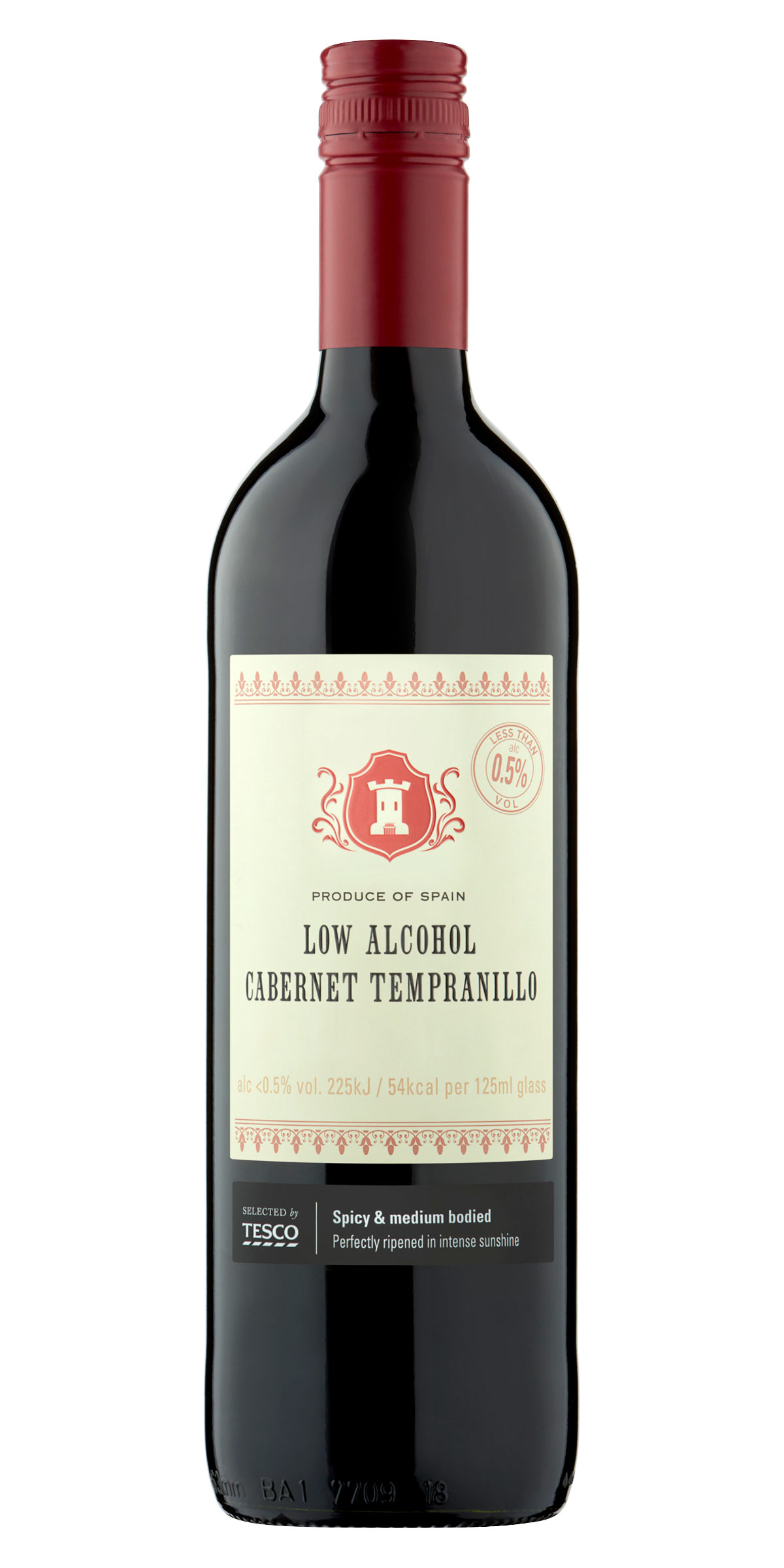 Tesco Low Alcohol Cabernet Tempranillo 75ClLight and fruity notes from this low-alcohol Cabernet Tempranillo boost the delicate flavour of these macaroon nests