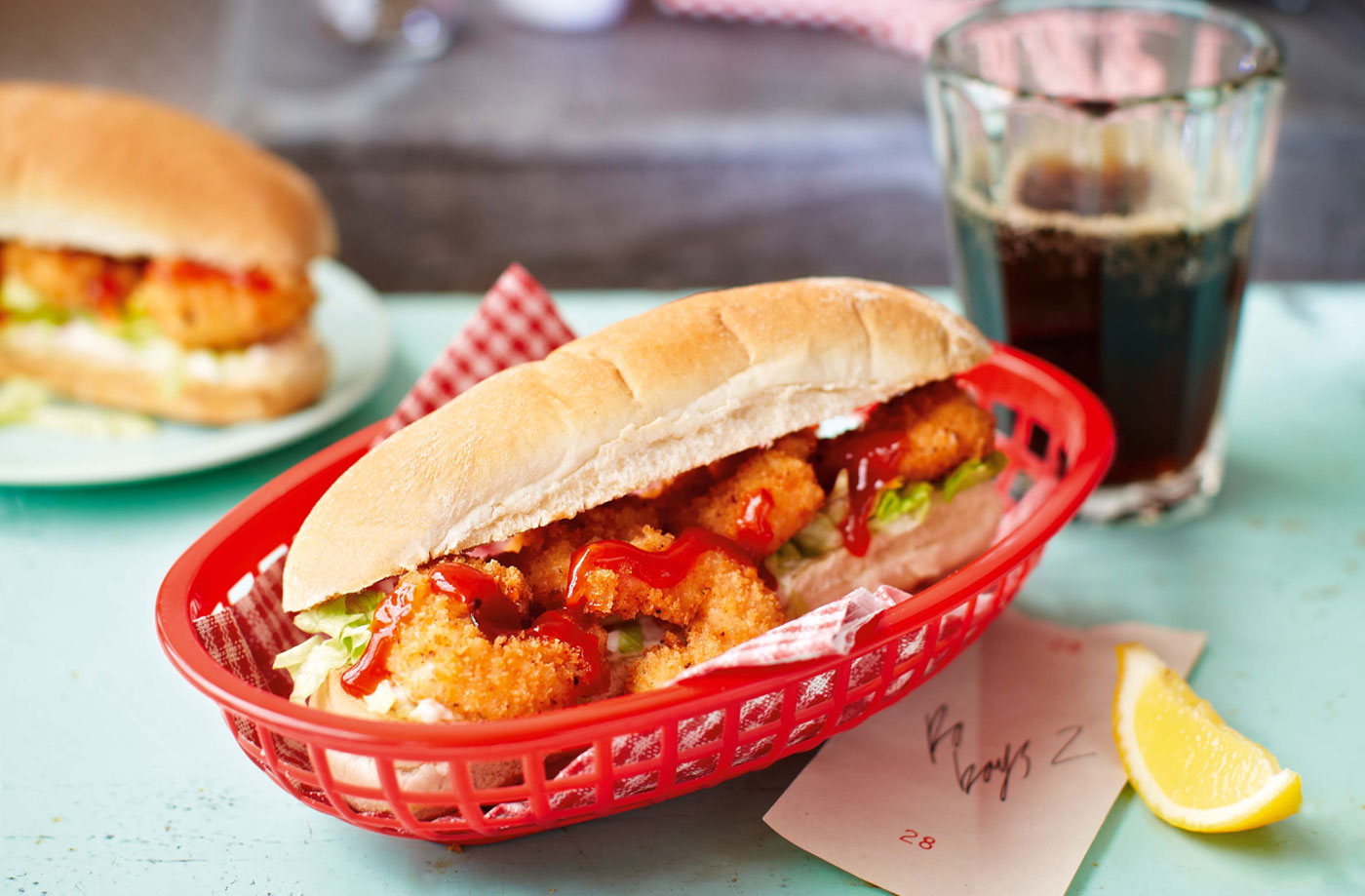 Shrimp po' boys recipe
