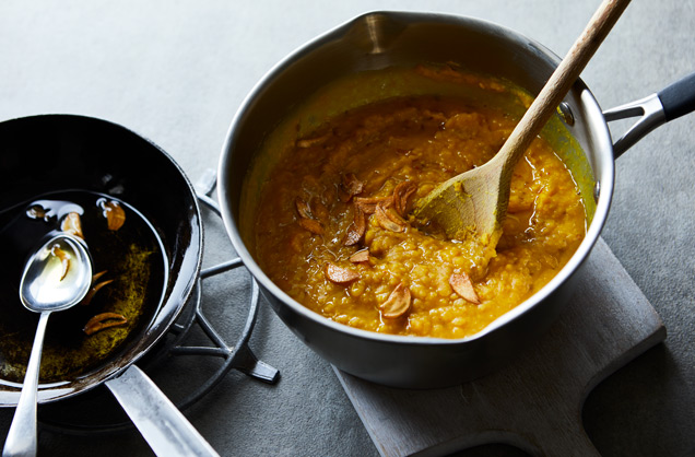 Finish the dhal