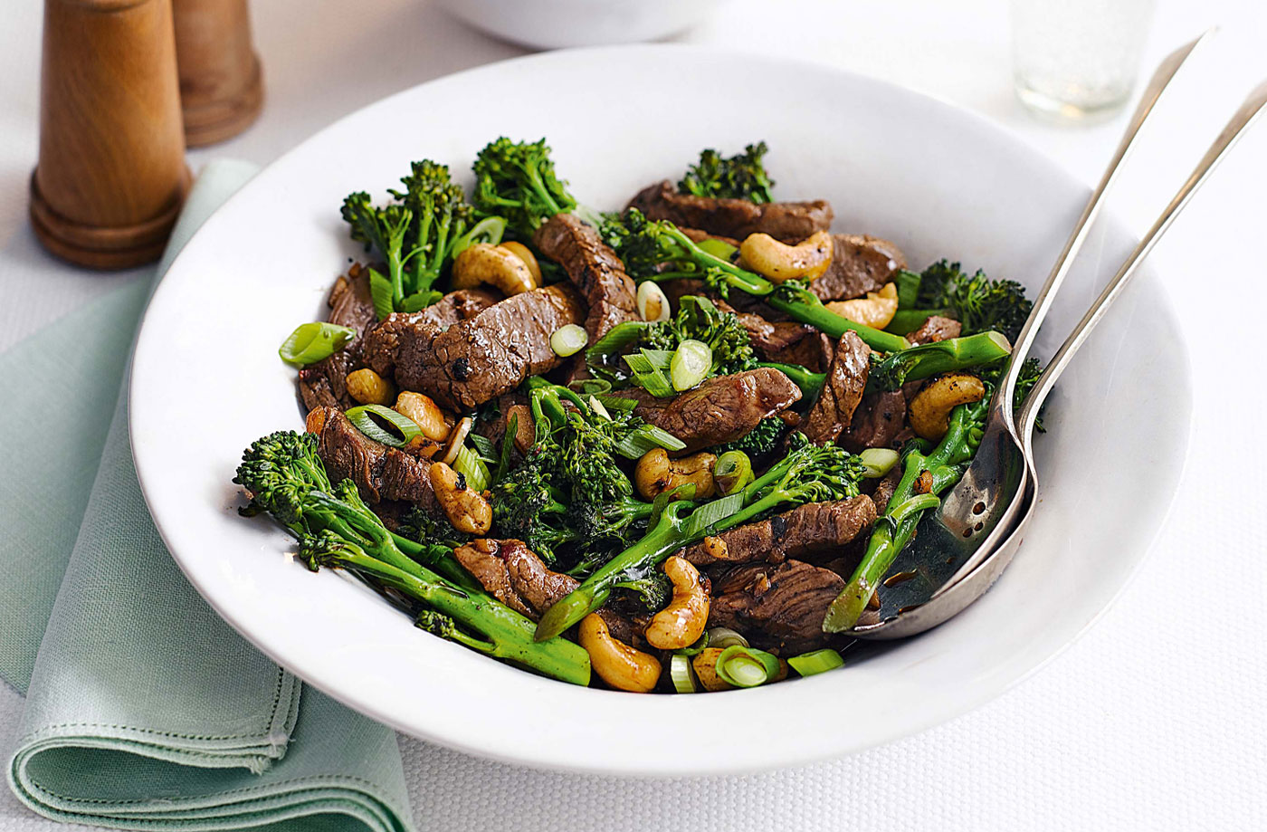 Sticky beef with cashews recipe