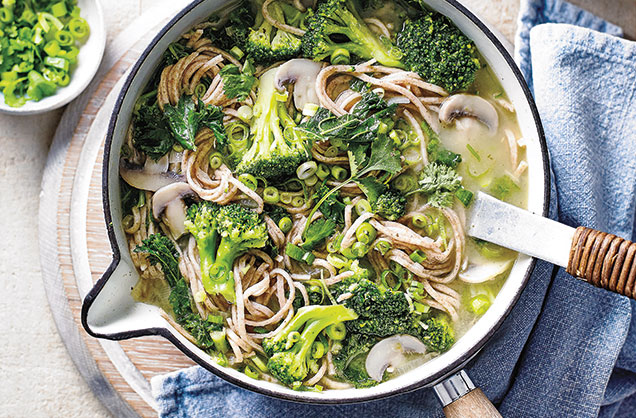 Thai green noodle bowls