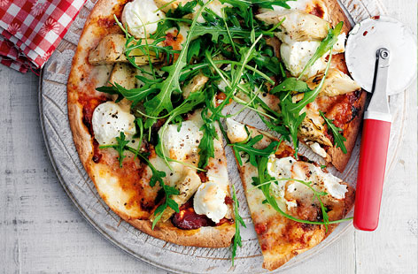 Tortilla pizzas recipe