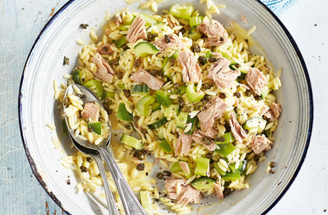 This summery salad can be prepared in less than 30 mins, making it an ideal midweek main for two