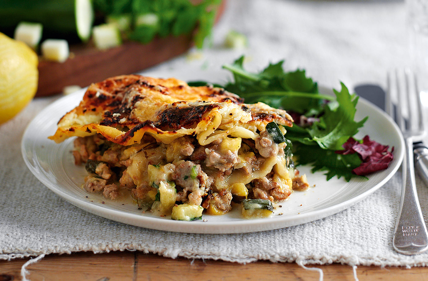 Turkey, spinach and ricotta lasagne recipe