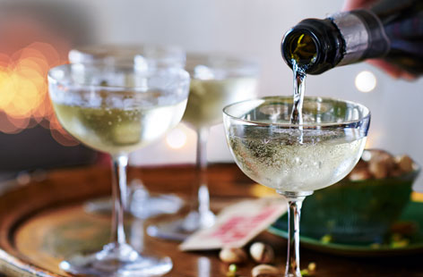 A perfect drink to begin the festivities on Chrismas day. Put the Prosecco in the fridge and the vodka in the freezer at least 1 hr ahead