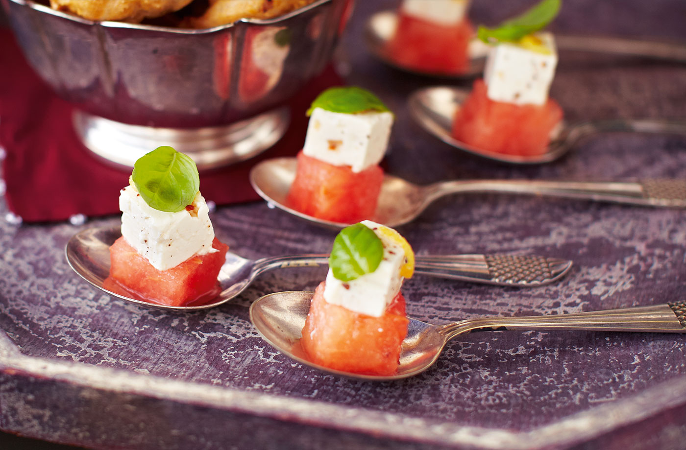 Go for wheat-free canapés