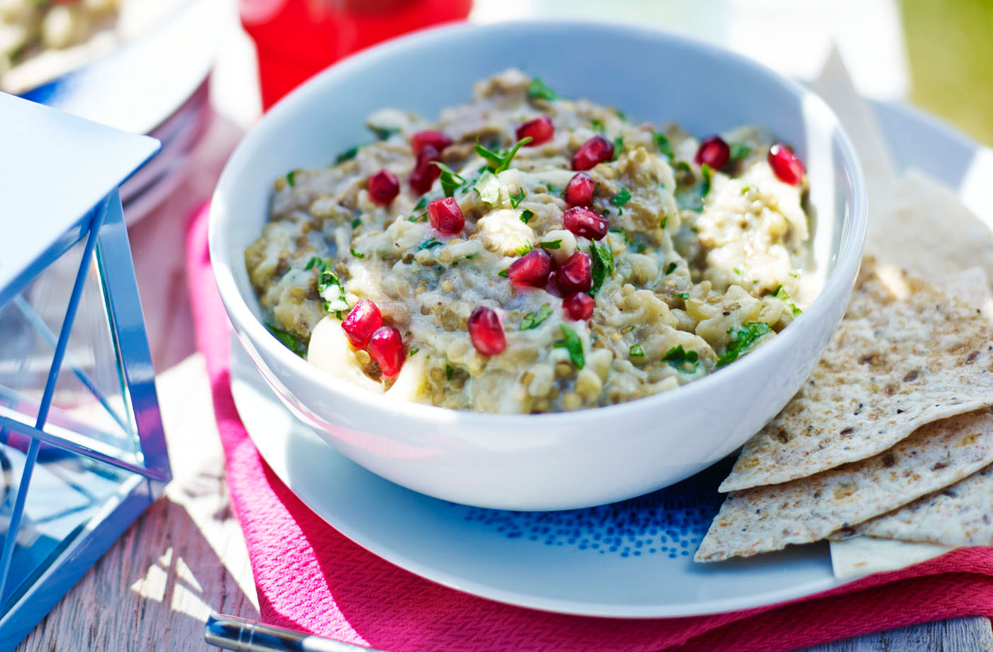 Aubergine dip recipe