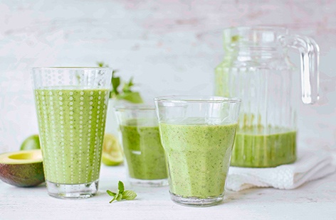 Bursting with flavour and nutrients, this green smoothie is packed with creamy avocado, zesty lime and leafy spinach and couldn't be easier to make