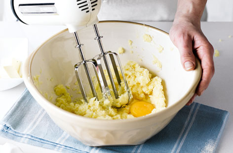 Cream the butter and sugar