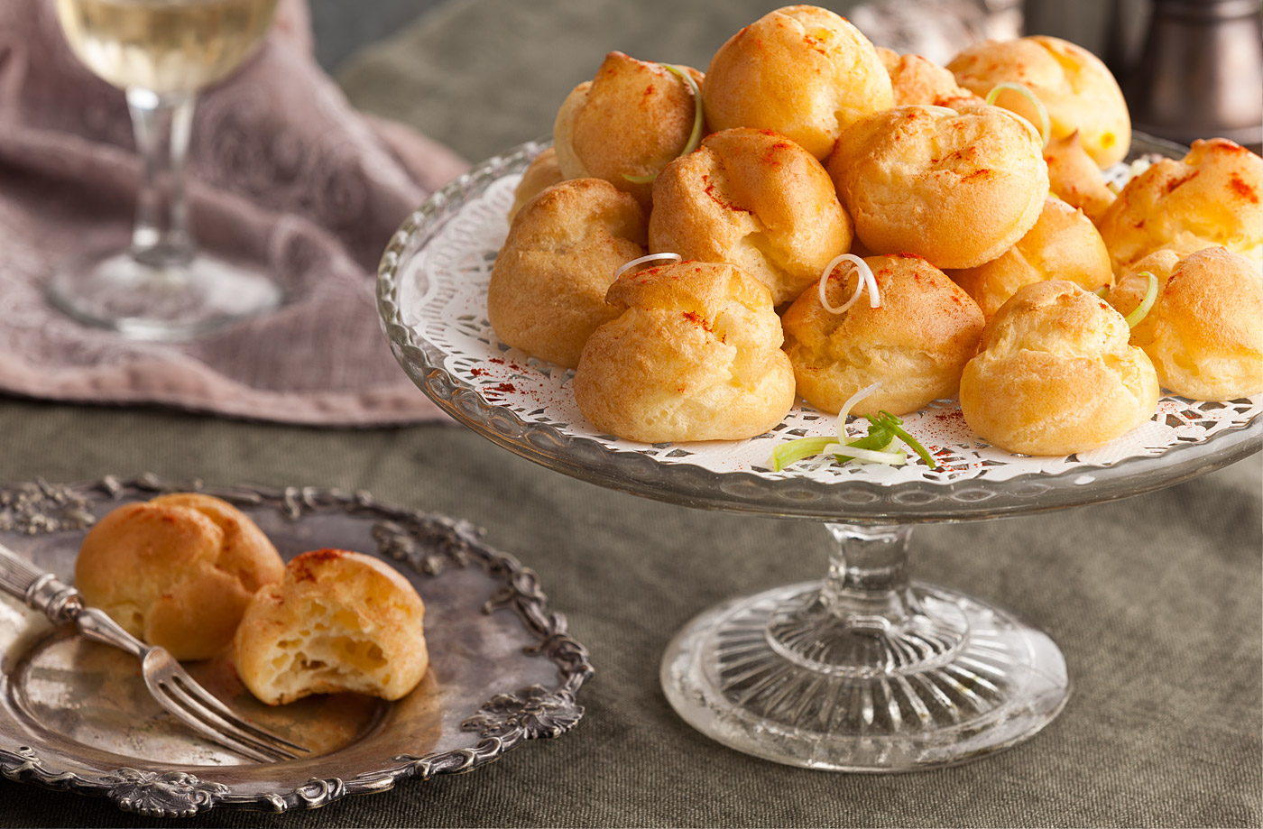 Tesco Finest cheese gougères recipe