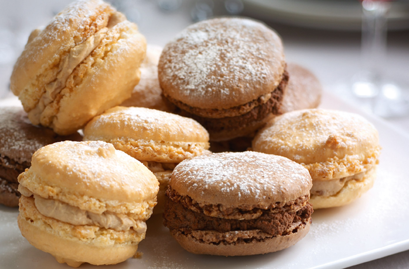 Chestnut and chocolate macarons recipe