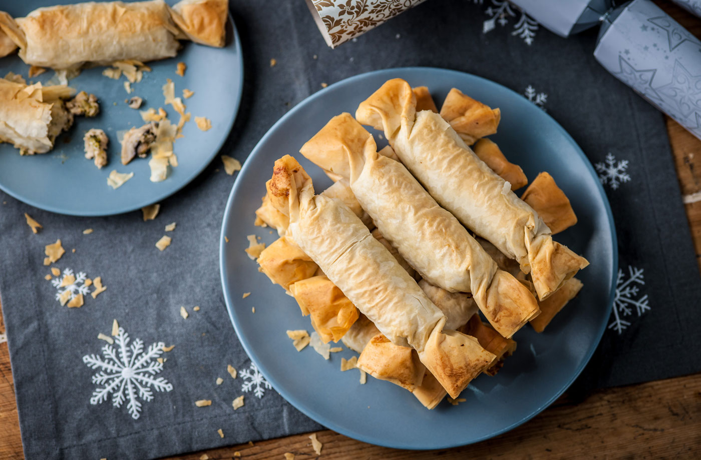 Alyn Williams' chicken crackers recipe