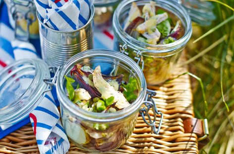 Layered salads are a simple way to make a big impression this summer