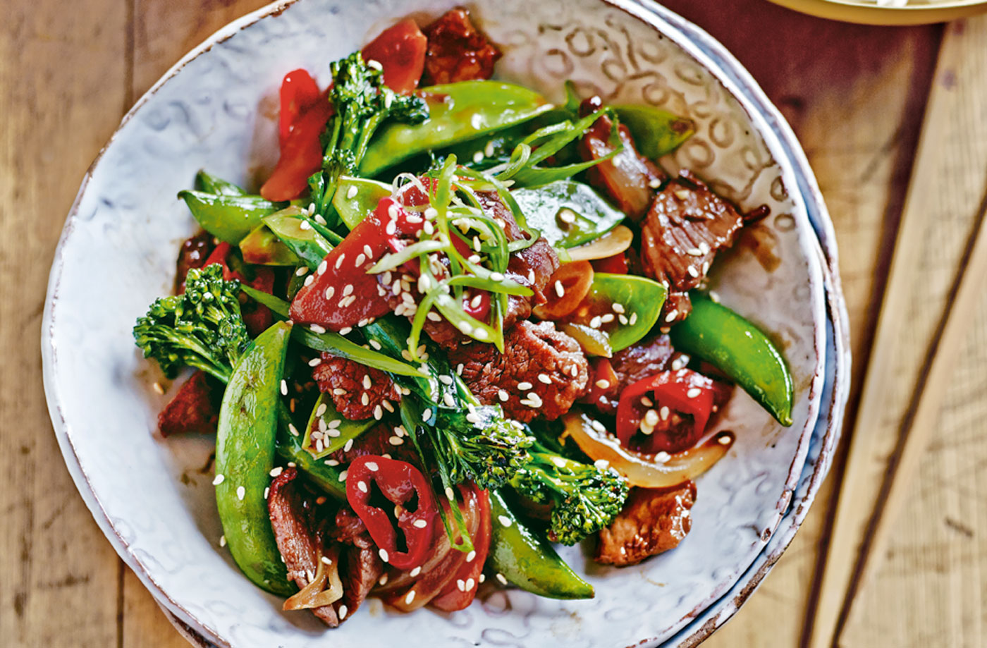 Chinese beef and vegetable stir-fry recipe