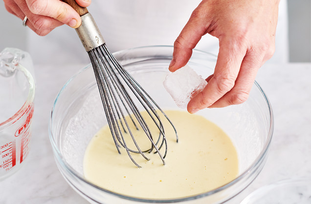 Keep the batter light