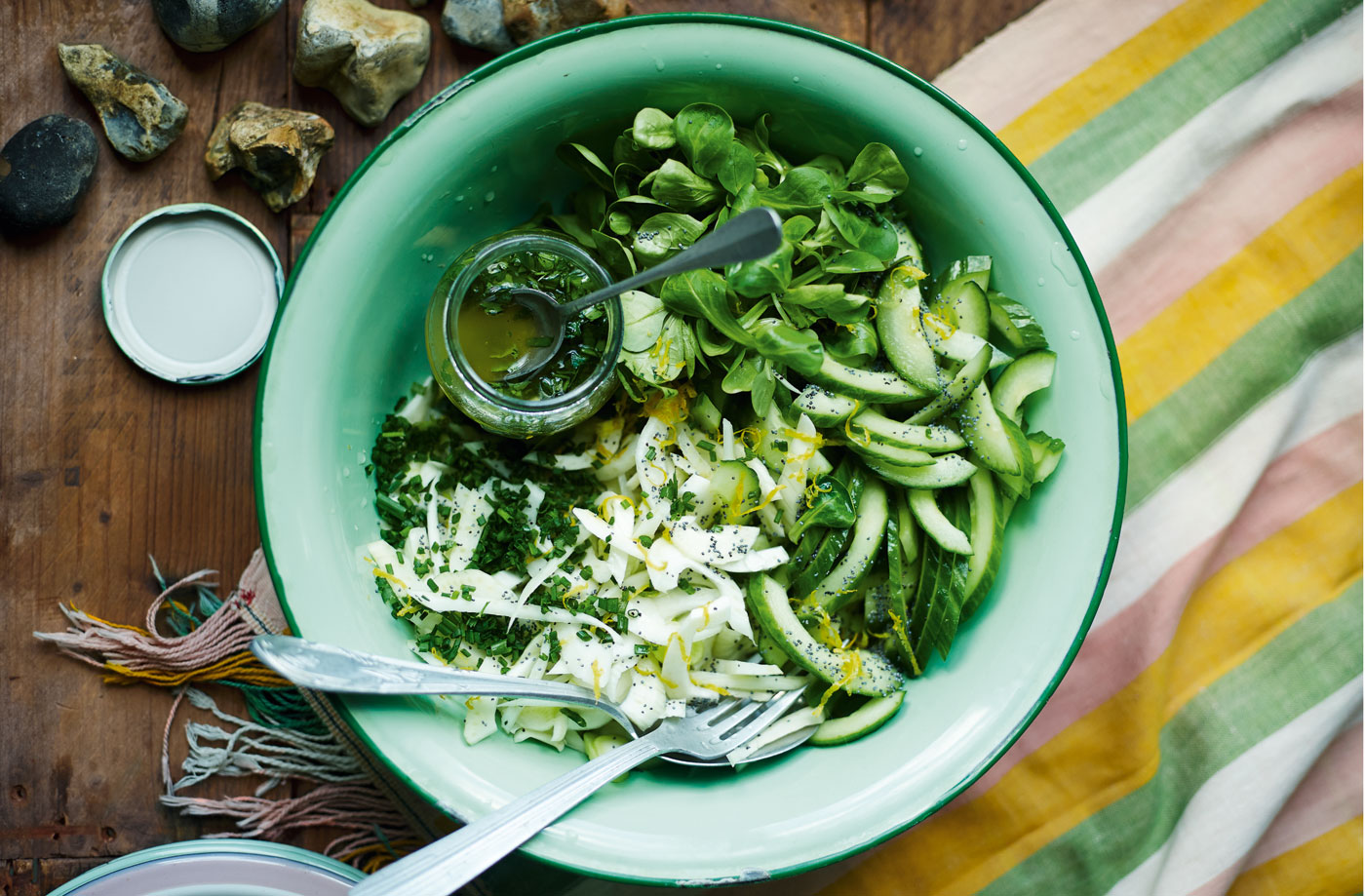 Cucumber, fennel and parsley salad recipe