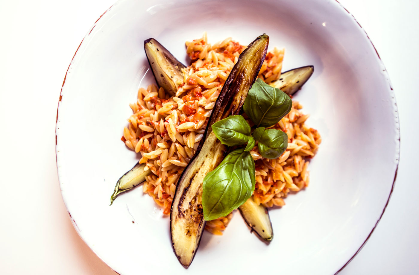 Red pepper orzo recipe