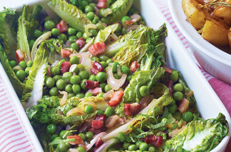 French peas with bacon recipe