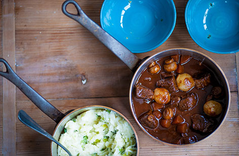  A warming dish that everyone will enjoy, Shaun Hill’s Beef stew recipe with mash and leeks will soon become your family’s favourite.  