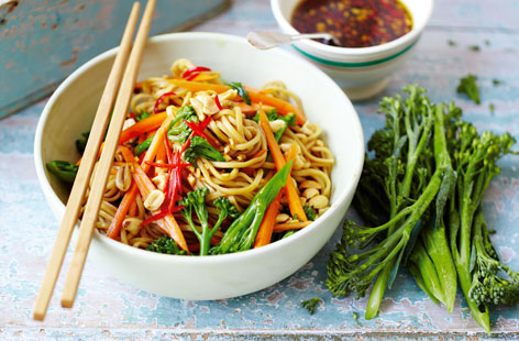 Rustling up a quick, nutritious midweek supper couldn't be easier with this delicious noodle dish