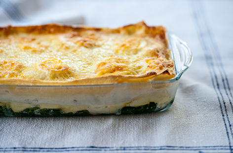 A fresh, low-fat alternative to a traditional beef lasagne, this twist on a comfort food favourite is a great introduction to white fish for children who might be fussy eaters