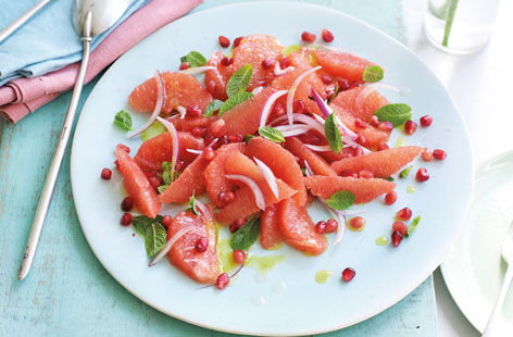 Enjoy the cool and refreshing combination of fruit and herbs with this delicious