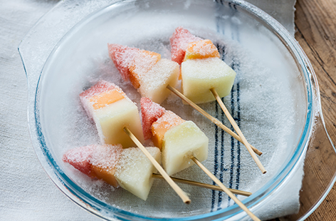 William Drabble’s tropical fruit rockets recipe