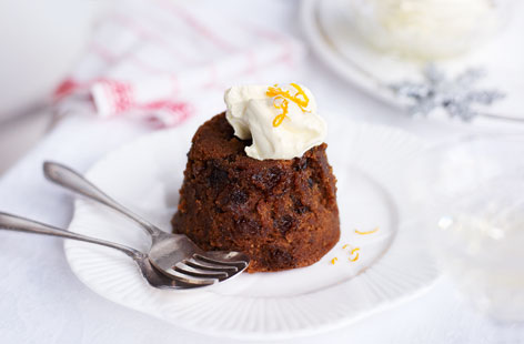 Individual Christmas puds recipe