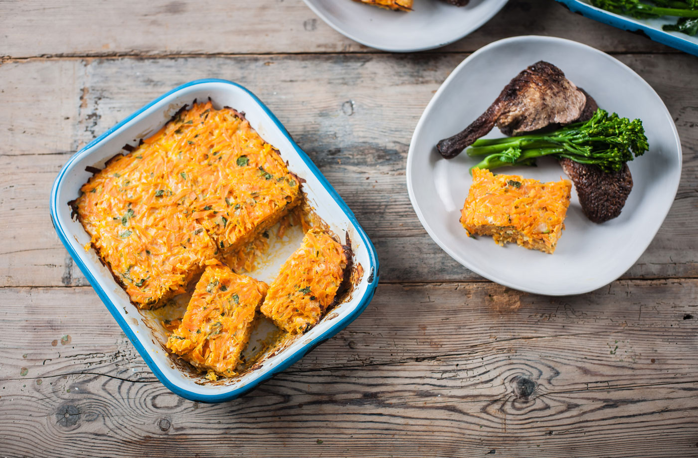 Marcus Wareing's cheesy carrot bake recipe