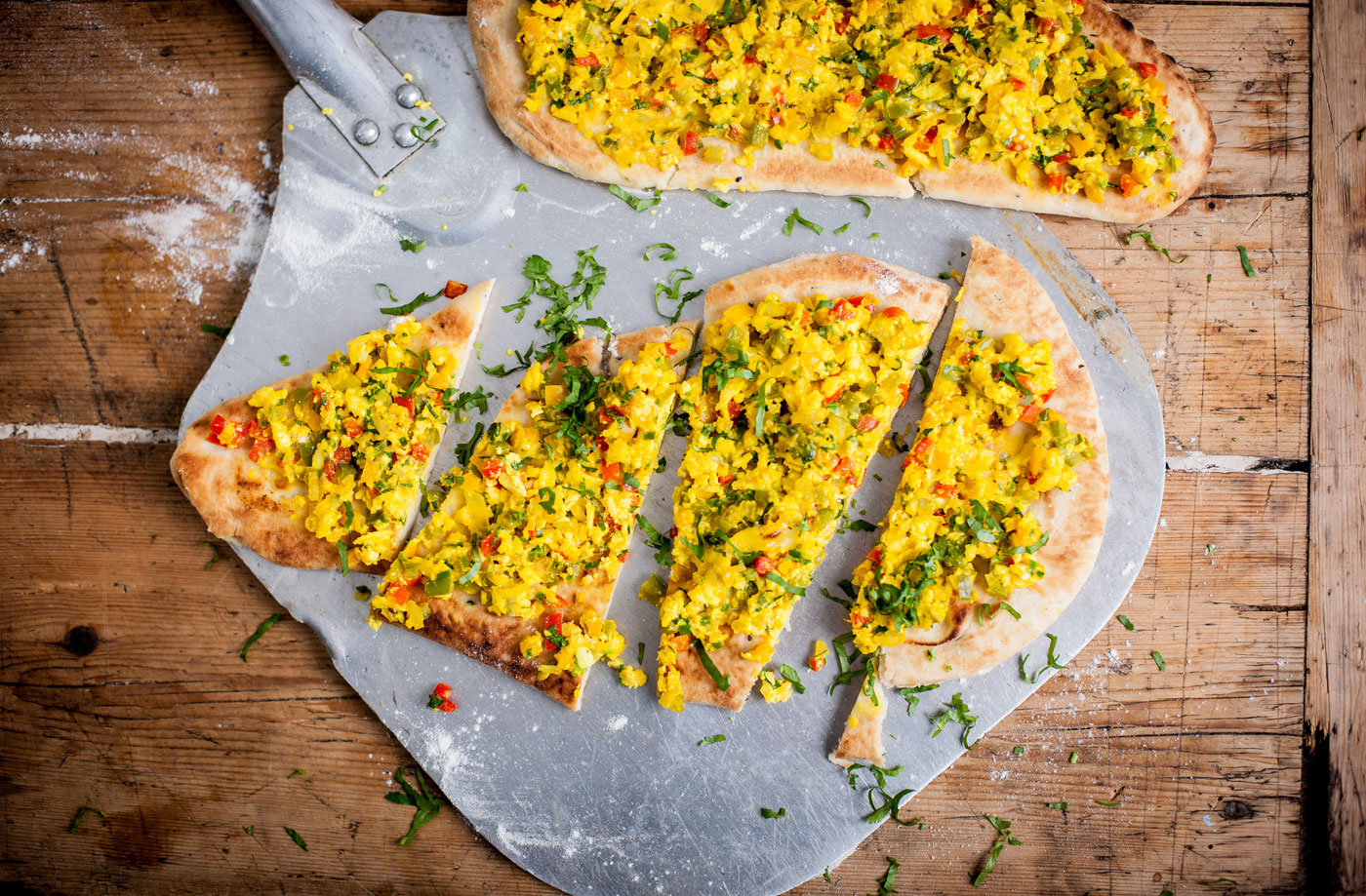 Vivek Singh's paneer and pepper naanza recipe