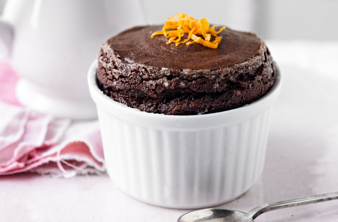 Chocolate orange soufflé recipe